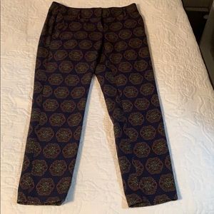 LOFT Marisa straight fit pant - pattern